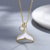 Wholesale Women's Fashion Geometric S925 Sterling Silver Fishtail Necklace With Snake Bone Chain And Electroplating