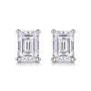 Wholesale Women's Fashion Geometric 925 Silver Moissanite Inlaid Ear Studs