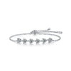 Wholesale Women's Fashion Geometric 925 Silver Moissanite Set Bracelet Jewelry