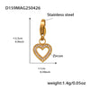 Wholesale Women's Fashion Geometric Stainless Steel Diy Multi Accessory Bracelet Plated 18K Real Gold