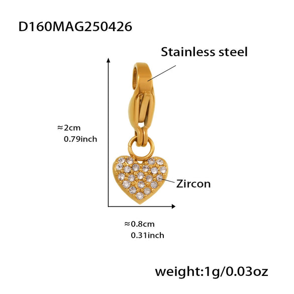 Wholesale Women's Fashion Geometric Stainless Steel Diy Multi Accessory Bracelet Plated 18K Real Gold