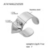 Wholesale Women's Fashion Geometric Stainless Steel Electroplated 18K Gold Ferris Wheel Small Heart Open Index Finger Ring
