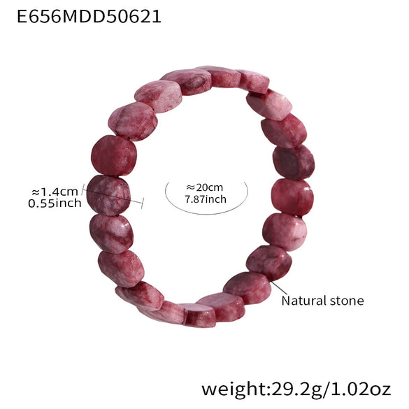 Wholesale Women's Fashion Geometric 316L Stainless Steel Hand Bracelets With Electroplating