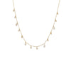 Wholesale Women's Fashion Geometric Stainless Steel 18K Gold Electroplated Bead Chain Necklace