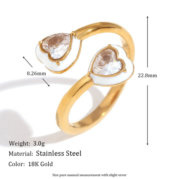 Wholesale Women's Fashion Geometric Stainless Steel 18K Gold Electroplated Swirl Knotted Daisy Ring