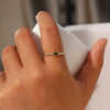 Wholesale Women's Fashion Geometric Stainless Steel 18K Gold Plated Adjustable Open Ring Jewelry