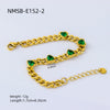 Wholesale Women's Fashion Geometric Stainless Steel 18K Gold Plated Love Bracelet