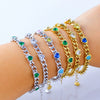 Wholesale Women's Fashion Geometric Stainless Steel 18K Gold Plated Love Bracelet
