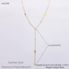 Wholesale Women's Fashion Geometric Stainless Steel 18K Goldplated Necklace