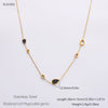 Wholesale Women's Fashion Geometric Stainless Steel 18K Goldplated Necklace