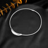 Wholesale Women's Fashion Geometric Titanium Steel Round Hoop Necklace With Electroplating