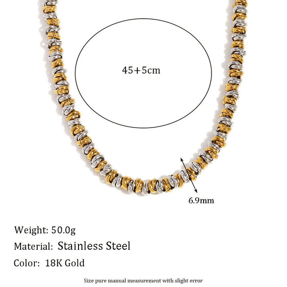 Wholesale Women's Fashion Gold Earrings Bracelet And Ring Set Stainless Steel 18K Gold Plated Geometric Pattern