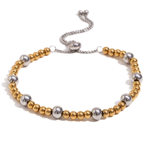 Wholesale Women's Fashion Gold Earrings Bracelet And Ring Set Stainless Steel 18K Gold Plated Geometric Pattern