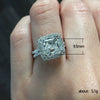 Wholesale Women's Fashion Jewelry Copper Plated Zircon Geometric Engagement Proposal Ring