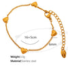 Wholesale Women's Fashion Jewelry Set With Heart Shape Pendant 316L Stainless Steel Love And Water Drops Pattern Electroplating Treatment