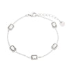 Wholesale Women's Fashion Light Luxury Geometric Stainless Steel And 18K Electroplated Bracelet