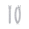 Wholesale Women's Fashion Light Luxury 925 Silver Geometric Moissanite Earrings Set With Diamonds