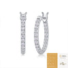 Wholesale Women's Fashion Light Luxury 925 Silver Geometric Moissanite Earrings Set With Diamonds