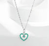 Wholesale Women's Fashion Love Necklace In 925 Sterling Silver With Heart Shape Design