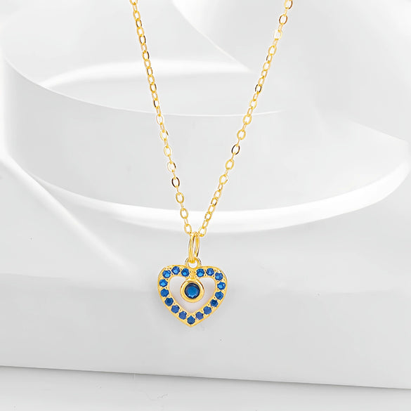 Wholesale Women's Fashion Love Necklace In 925 Sterling Silver With Heart Shape Design