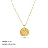 Wholesale Women's Fashion Love Necklace With Heart Shaped Snake Pendant Made Of Titanium Steel And Stainless Steel Pvd Furnace Real Gold Plated