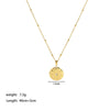 Wholesale Women's Fashion Love Necklace With Heart Shaped Snake Pendant Made Of Titanium Steel And Stainless Steel Pvd Furnace Real Gold Plated