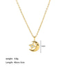 Wholesale Women's Fashion Love Necklace With Heart Shaped Snake Pendant Made Of Titanium Steel And Stainless Steel Pvd Furnace Real Gold Plated