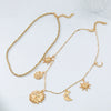 Wholesale Women's Fashion Minimalist Alloy Necklace With Geometric Pattern And Electroplating Regular Chain Style