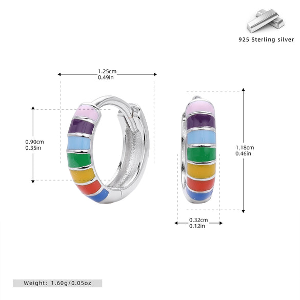 Wholesale Women's Fashion Minimalist Geometric S925 Sterling Silver Drop Earrings With Electroplating