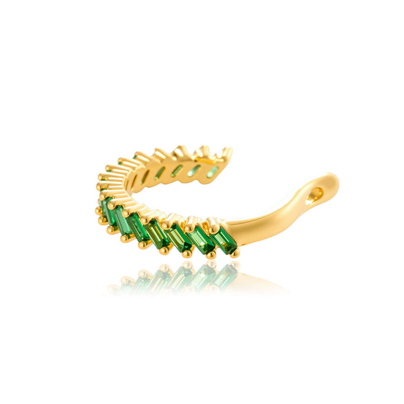 Wholesale Women's Fashion Ol Copper Ushaped Inlaid Zircon Antipain Ear Clips