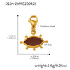 Wholesale Women's Fashion Ol Geometric Natural Stone Necklace With Titanium Steel Pendant And Stainless Steel Chain Electroplated With 18K Gold
