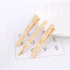 Wholesale Women's Fashion Ol Natural Square Acetic Acid Color Duckbill Hairpin Set With Electroplating