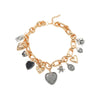 Wholesale Women's Fashion Ol Zinc Alloy Heart Shape Electroplated Multi Layer Love Clavicle Necklace