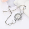 Wholesale Women's Fashion Quartz Watch With Diamond And Plum Blossom Diecast Case And Strap Titanium Clasp Flower Shaped Dial
