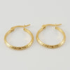 Wholesale Women's Fashion Retro Stainless Steel Geometric Pattern Electroplated Earrings