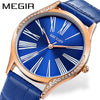 Wholesale Women's Fashion Retro Watch Copper Case Genuine Leather Strap Round Dial