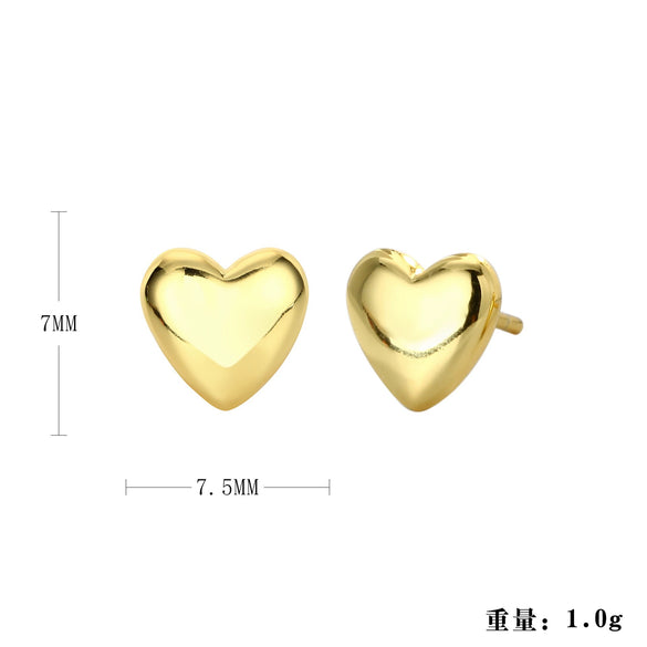 Wholesale Women's Fashion Silver Electroplated Geometric Earrings