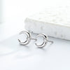 Wholesale Women's Fashion Silver Electroplated Geometric Earrings