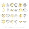 Wholesale Women's Fashion Silver Electroplated Geometric Earrings