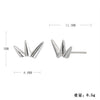 Wholesale Women's Fashion Silver Electroplated Geometric Earrings