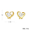 Wholesale Women's Fashion Silver Electroplated Geometric Earrings