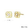 Wholesale Women's Fashion Silver Electroplated Geometric Earrings
