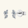 Wholesale Women's Fashion Simple Geometric Ushape Moissanite Earrings S925 Sterling Silver Electroplated