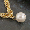 Wholesale Women's Fashion Simple Pearl Heartpatterned Electroplated Bracelet Jewelry