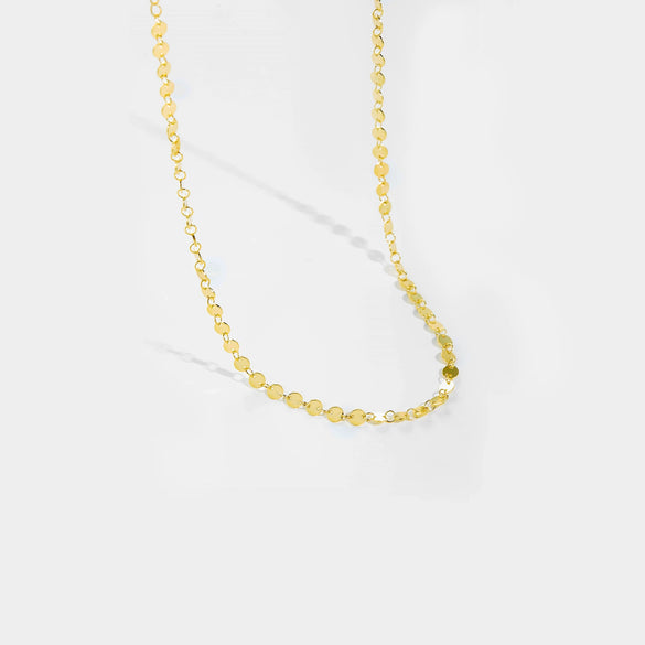Wholesale Women's Fashion Simple 925 Silver Chain Necklace And Bracelet With Gold And Platinum Electroplating And Diamond Design