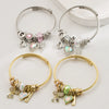 Wholesale Women's Fashion Stainless Steel Alloy Heart Diamond Bracelet