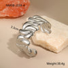 Wholesale Women's Fashion Stainless Steel Electroplated Open Bracelet Niche Design Jewelry