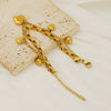 Wholesale Women's Fashion 316L Stainless Steel 18K Goldplated Doublelayer Heartshaped Folding Bracelet With Electroplating Treatment