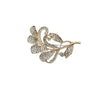 Wholesale Women's Fashion Zinc Alloy Leaves Brooch With Electroplating