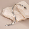 Wholesale Women's Fashionable Geometric Stainless Steel Electroplated Snake Bone Chain Bracelet
